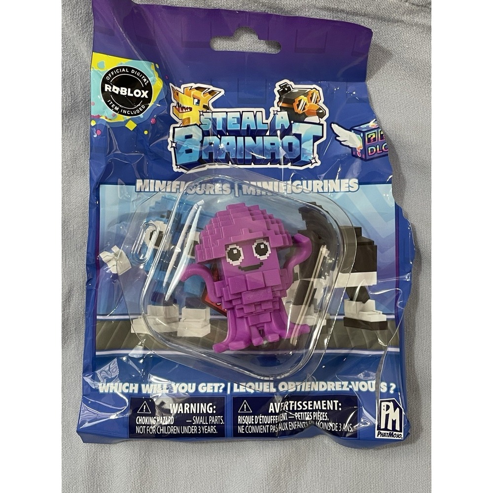 NEW Open Box Steal A Brainrot Minifigures Only - Graipuss Medussi NO DLC CODE